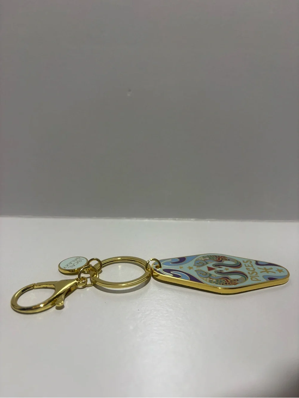 Pisces Zodiac Keychain Bag Charm